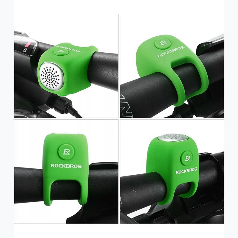 Zvonček na bicykel Rockbros CB1709 green 4