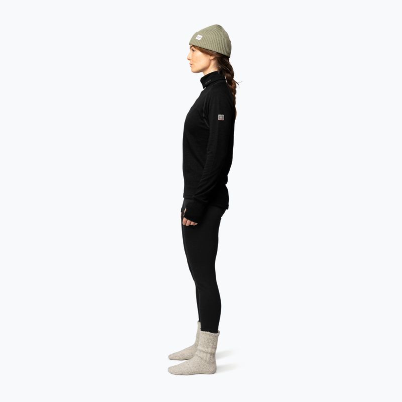 Dámska termo bielizeň Devold Expedition Merino 235 Zip Neck black 4