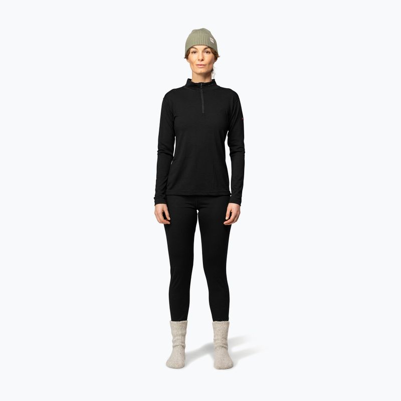 Dámska termo bielizeň Devold Breeze Merino 150 Zip Neck black 2