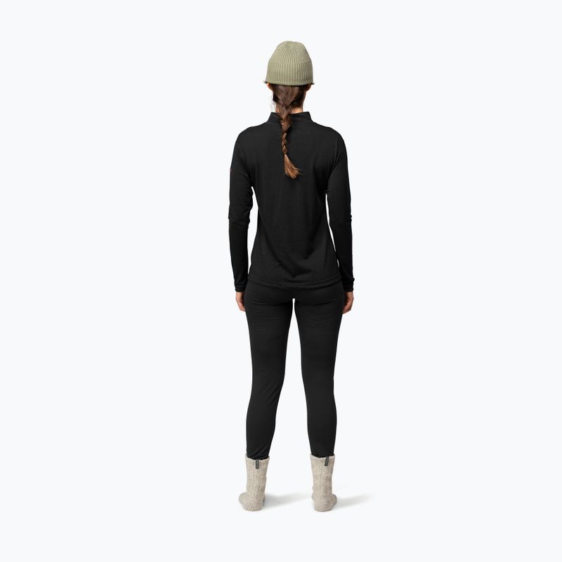 Dámska termo bielizeň Devold Breeze Merino 150 Zip Neck black 3