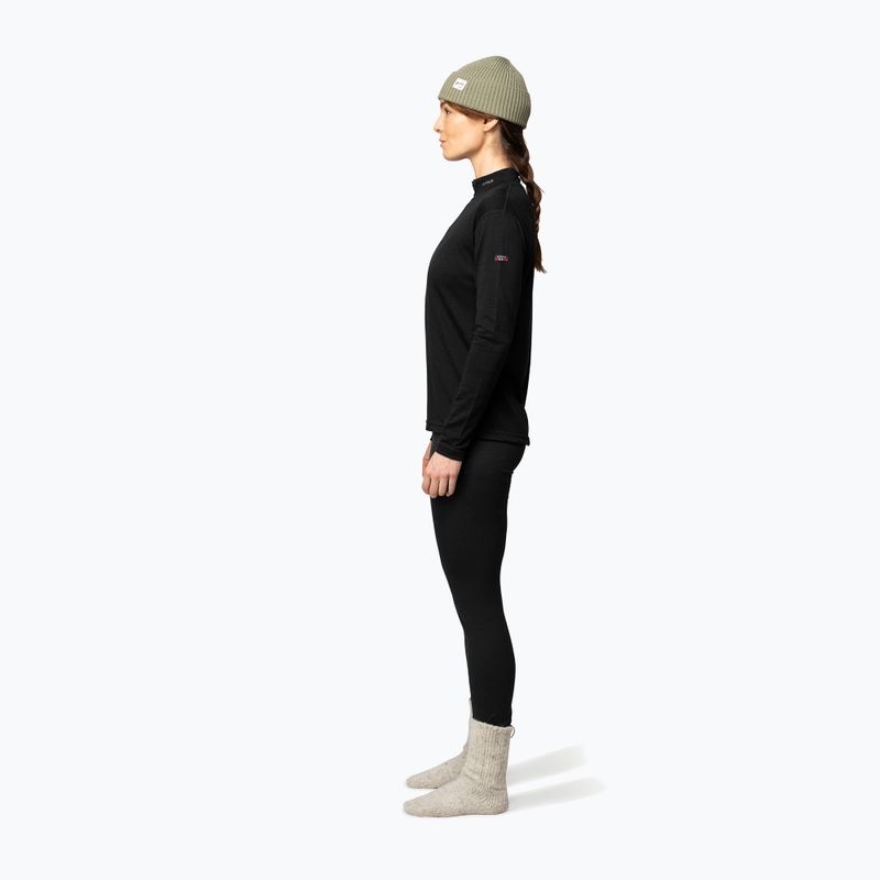 Dámska termo bielizeň Devold Breeze Merino 150 Zip Neck black 4