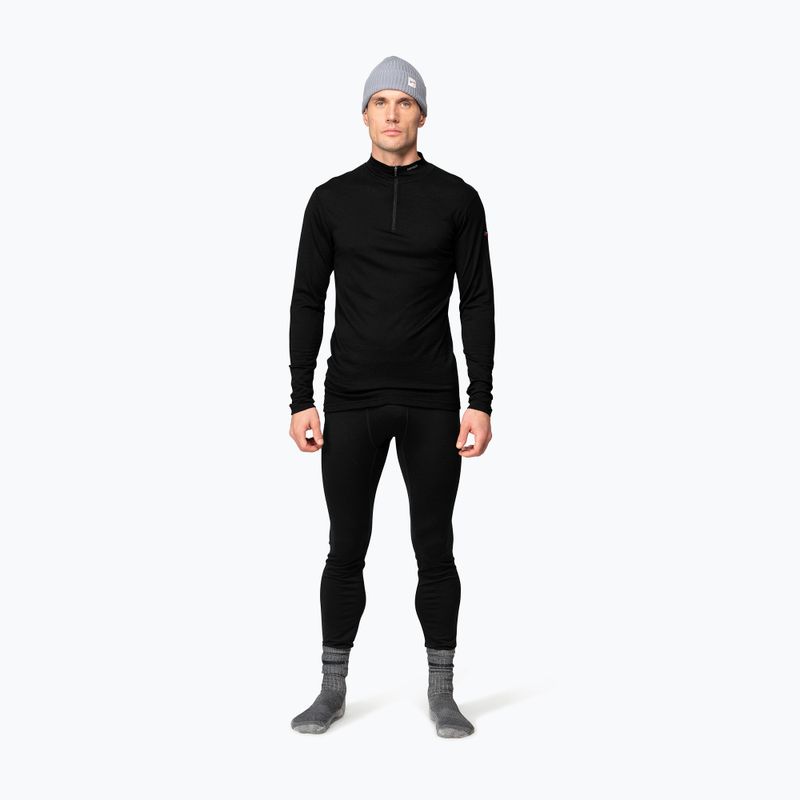 Pánska termo mikina Devold Breeze Merino 150 Zip Neck black 2