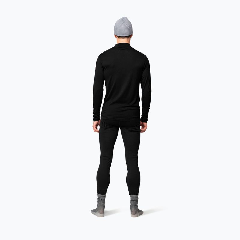 Pánska termo mikina Devold Breeze Merino 150 Zip Neck black 3