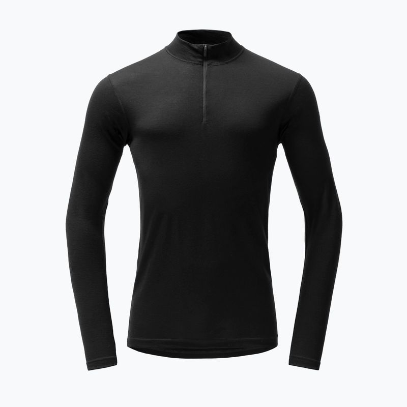 Pánska termo mikina Devold Breeze Merino 150 Zip Neck black 5