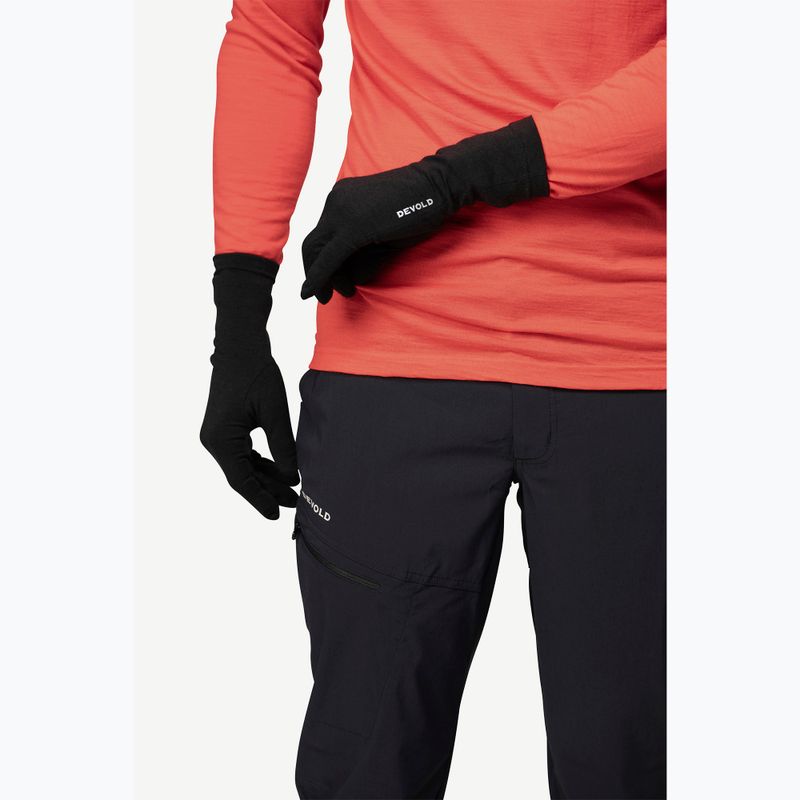 Rukavice Devold Innerliner Merino black 3