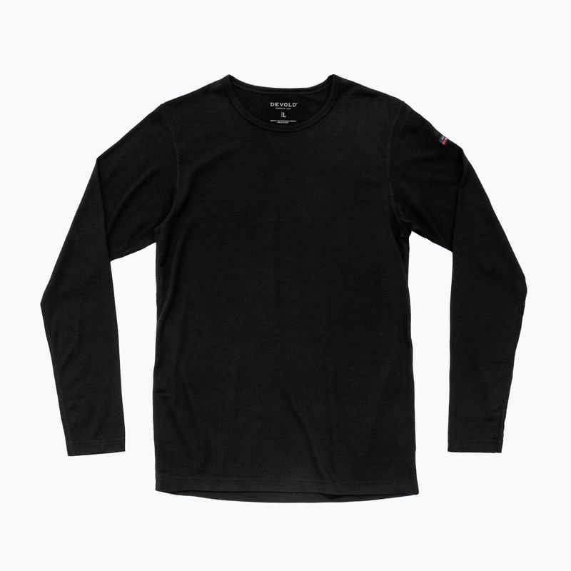 Pánska termo mikina Devold Breeze Merino 150 black 5
