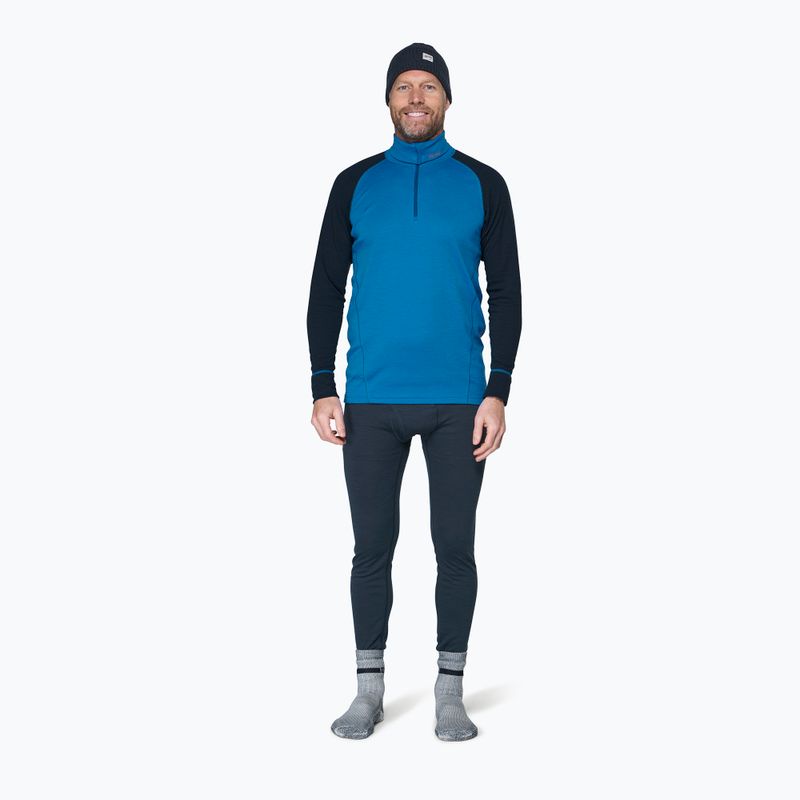 Pánska termo mikina Devold Duo Active Merino 205 Zip Neck blue/ink 2