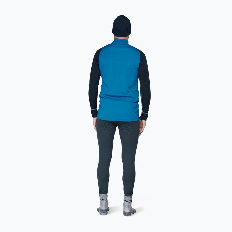 Pánska termo mikina Devold Duo Active Merino 205 Zip Neck blue/ink 3