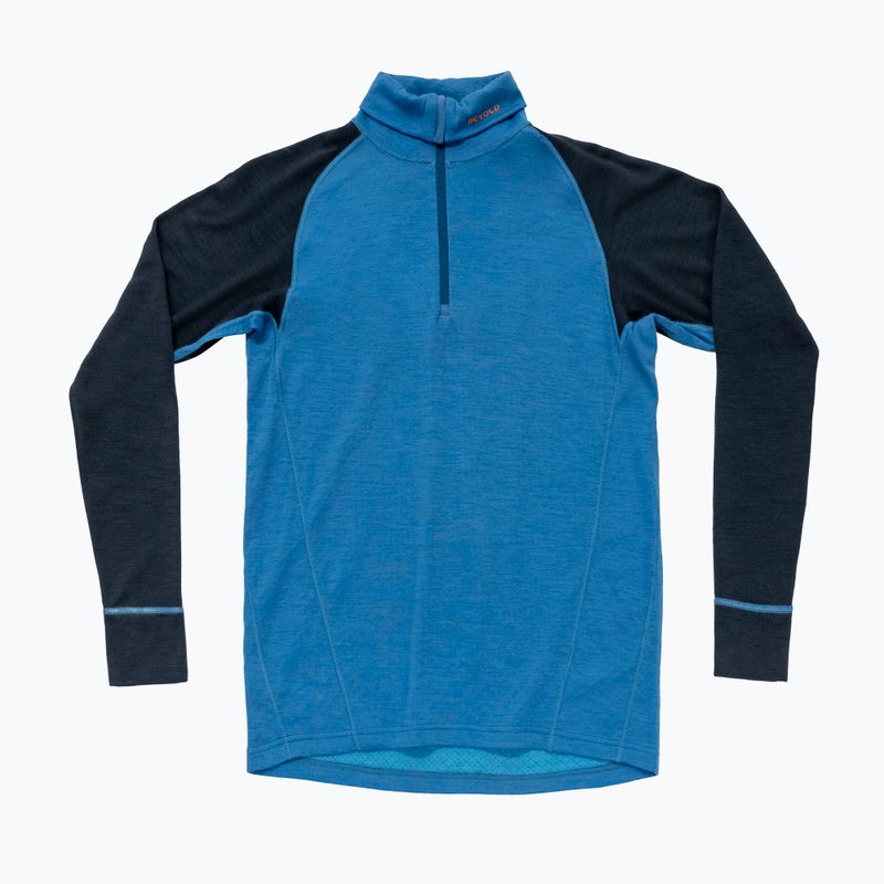 Pánska termo mikina Devold Duo Active Merino 205 Zip Neck blue/ink 5