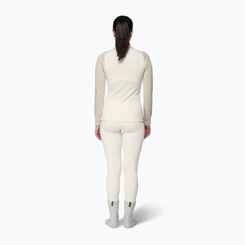 Dámska termo bielizeň Devold Duo Active Merino 205 Zip Neck raw white 3