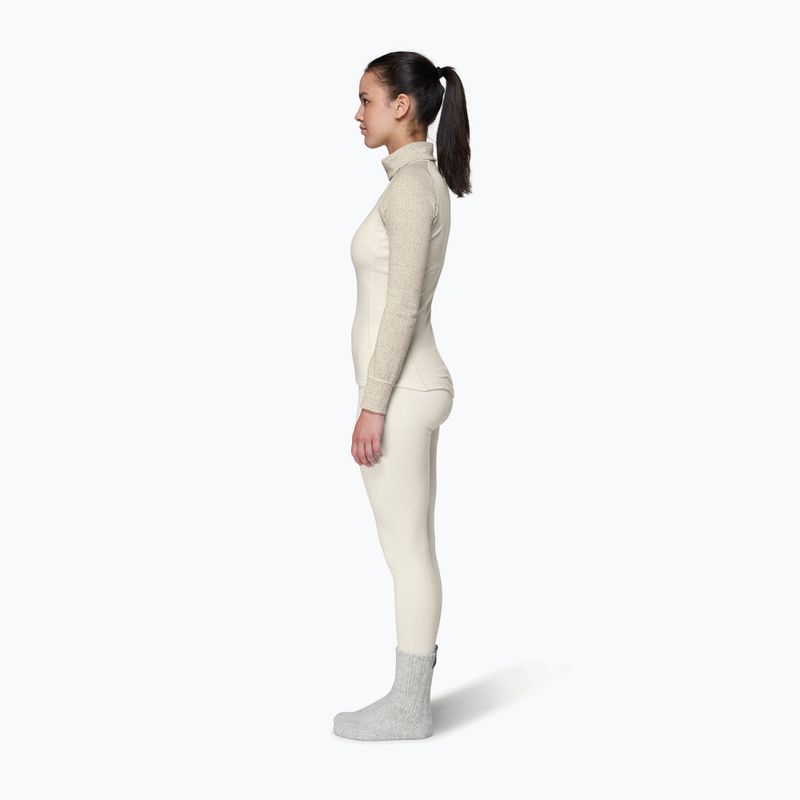 Dámska termo bielizeň Devold Duo Active Merino 205 Zip Neck raw white 4