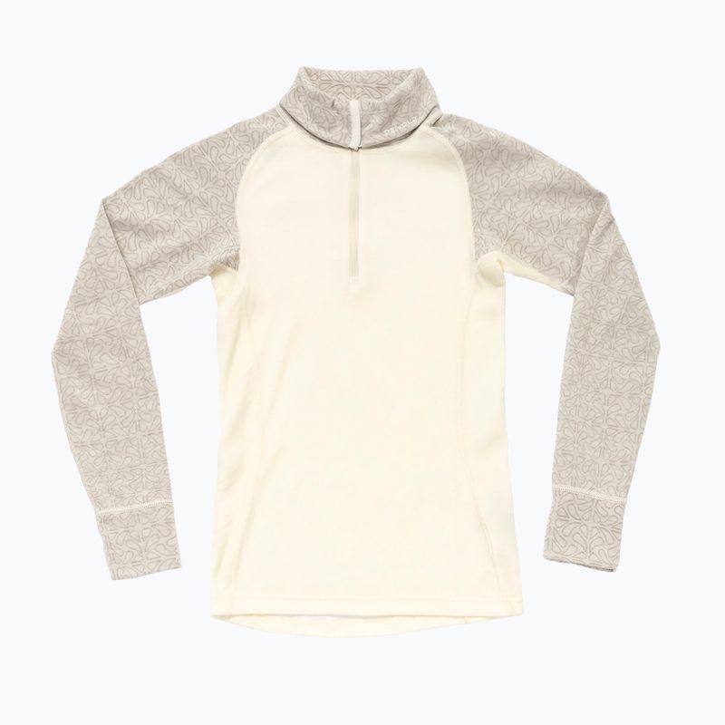 Dámska termo bielizeň Devold Duo Active Merino 205 Zip Neck raw white 5