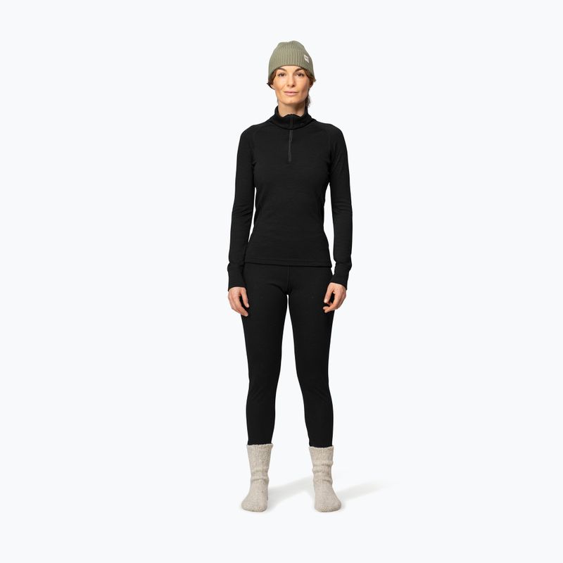 Dámska termo bielizeň Devold Duo Active Merino 205 Zip Neck black 2