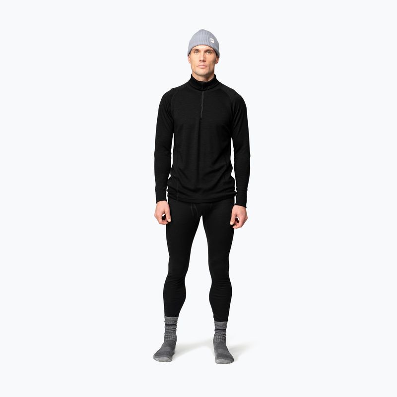 Pánska termo mikina Devold Duo Active Merino 205 Zip Neck black 2