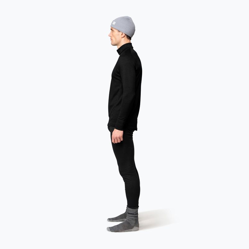 Pánska termo mikina Devold Duo Active Merino 205 Zip Neck black 4