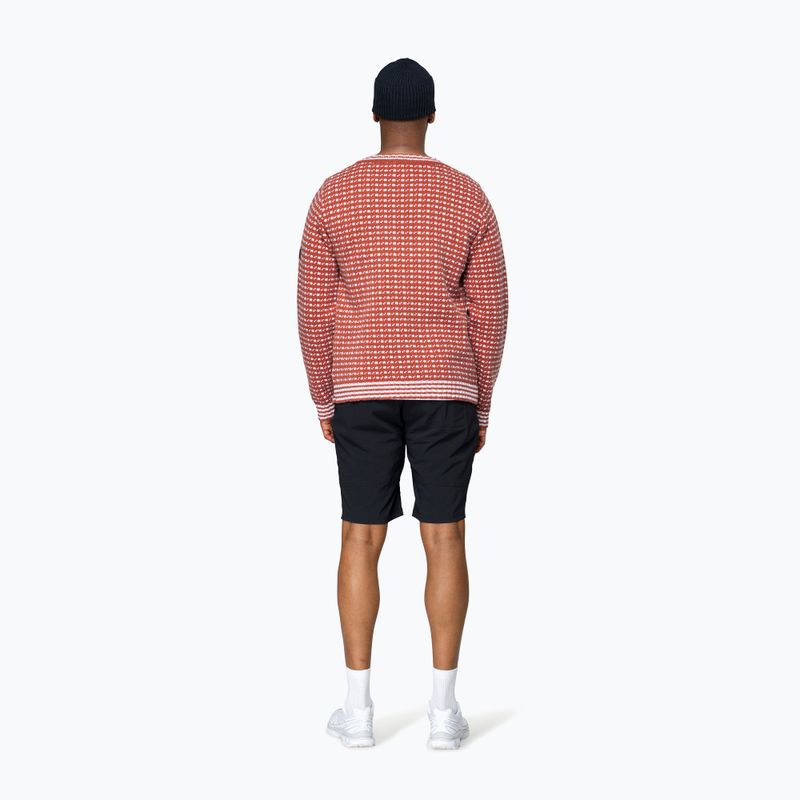 Sveter Devold Islender Refined marsala/offwhite 6
