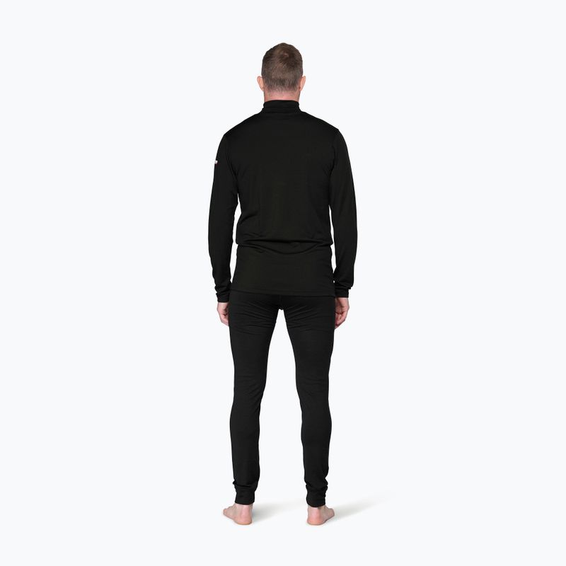 Pánska termo mikina Devold Breeze Plus Merino 200 Zip Neck black 3