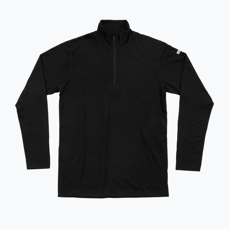 Pánska termo mikina Devold Breeze Plus Merino 200 Zip Neck black 5