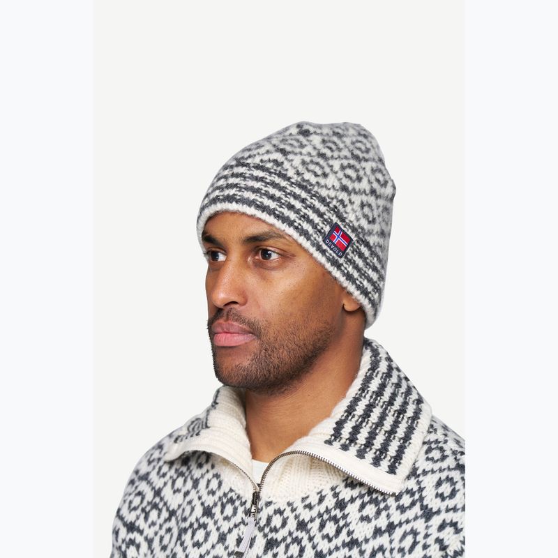 Zimná čiapka Devold Svalbard Wool offwhite/anthracite 3