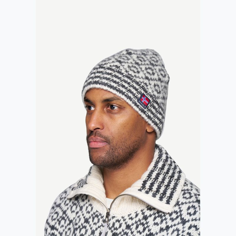 Zimná čiapka Devold Svalbard Wool offwhite/grey 3