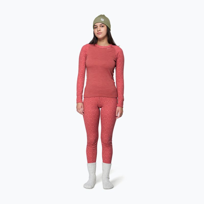 Dámska termo bielizeň Devold Duo Active Merino 205 marsala 2