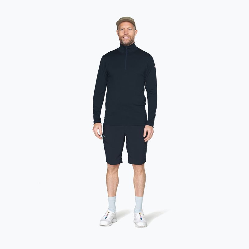 Pánska termo mikina Devold Breeze Plus Merino 200 Zip Neck ink 2