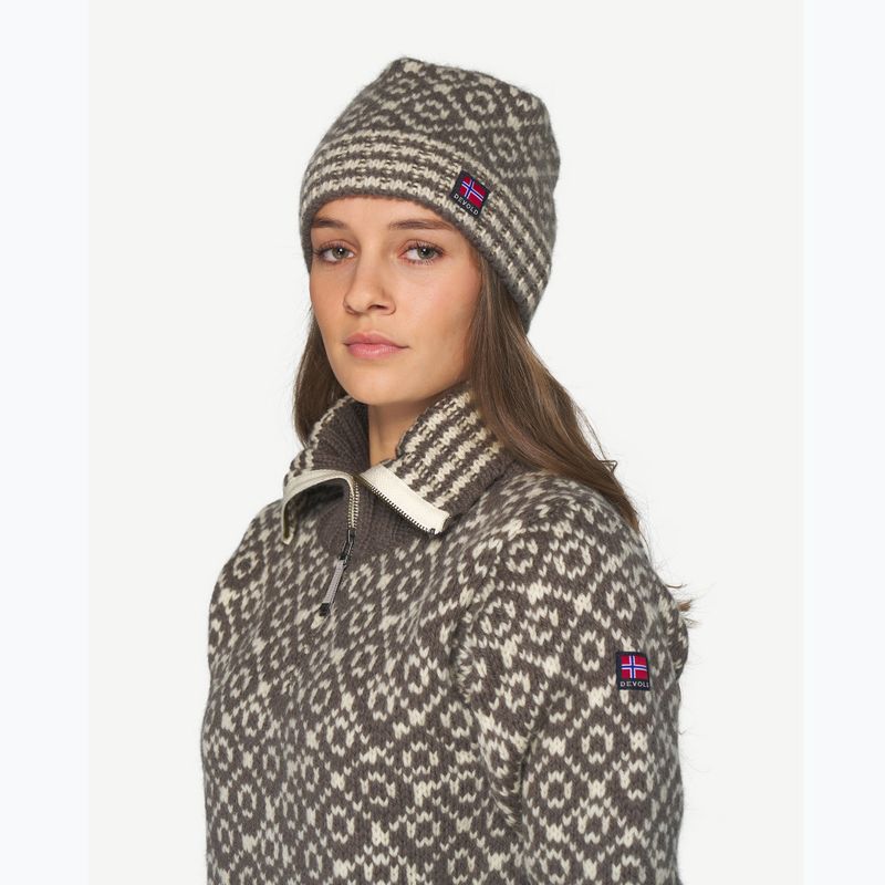Zimná čiapka Devold Svalbard Wool falcon/offwhite 2