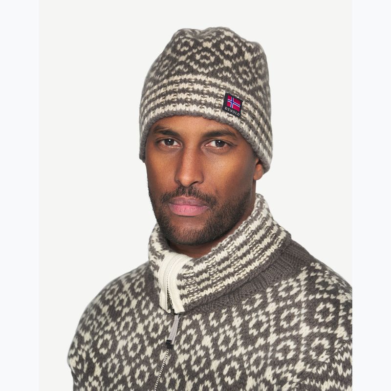 Zimná čiapka Devold Svalbard Wool falcon/offwhite 3