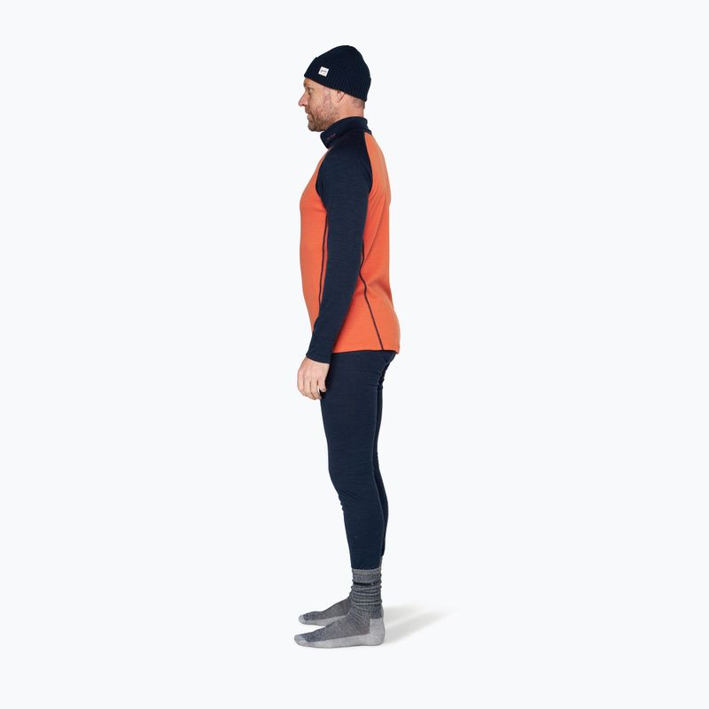 Pánska termo mikina Devold Duo Active Merino 205 Zip Neck brick 4