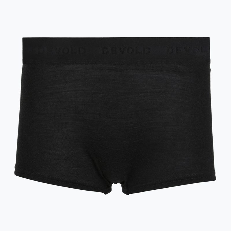 Dámske termo boxerky Devold Breeze Merino 150 Hipser 2 pack black/coral 3