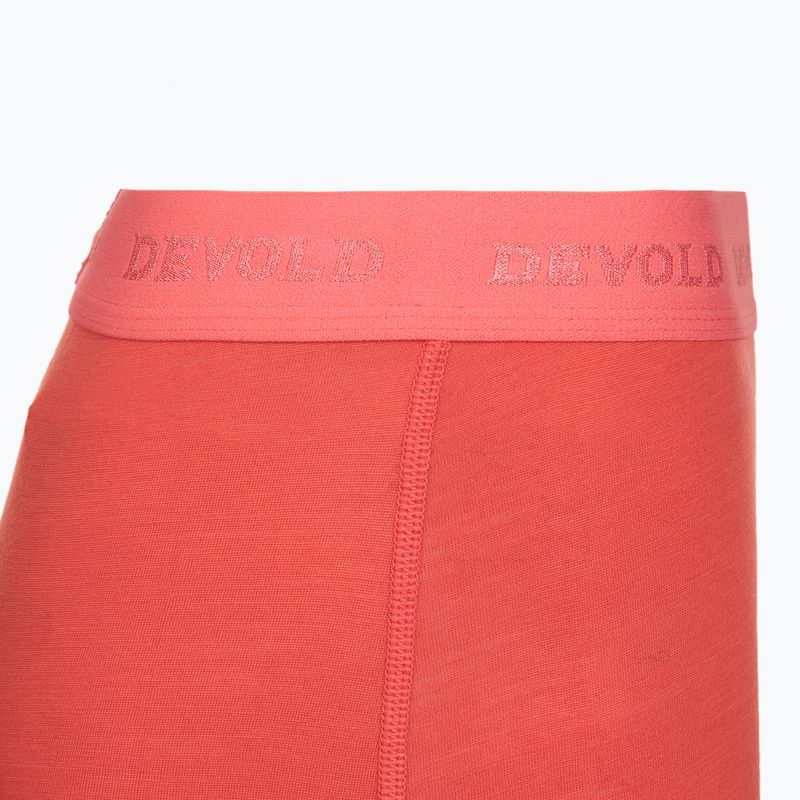 Dámske termo boxerky Devold Breeze Merino 150 Hipser 2 pack black/coral 5