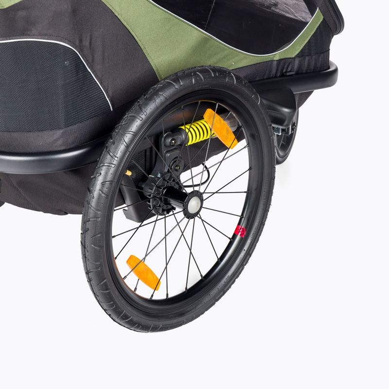 Hamax Outback Twin príves na bicykel čierno-zelený 462_HAM 6