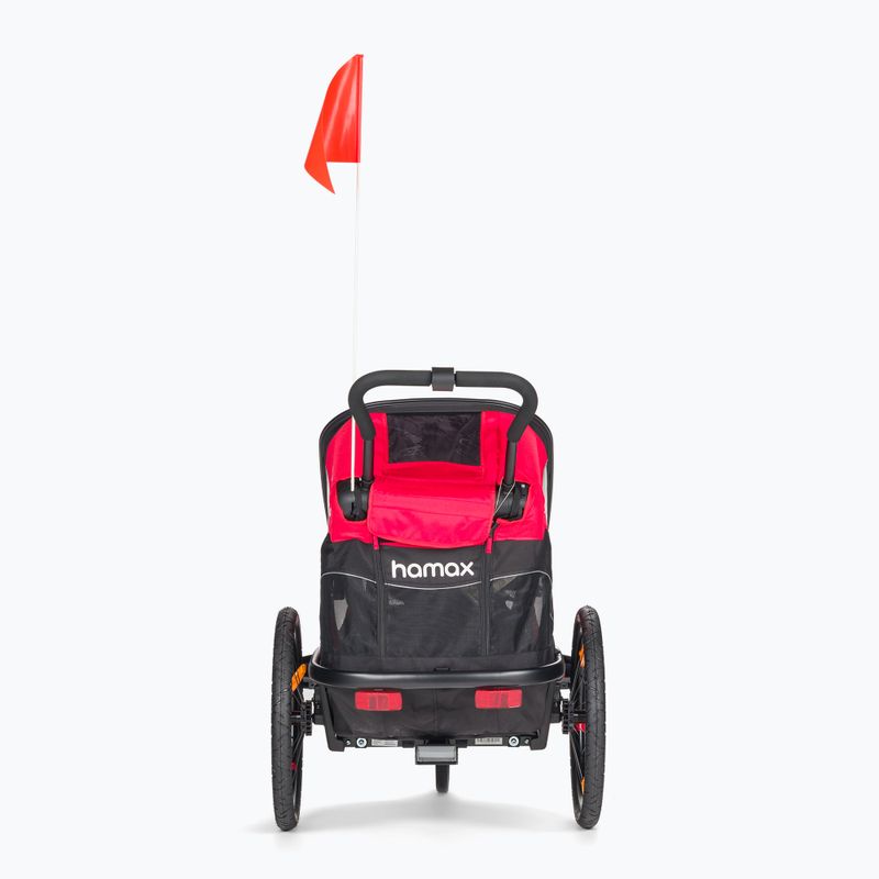 Hamax Outback One príves na bicykel čierny/červený 465_HAM 3
