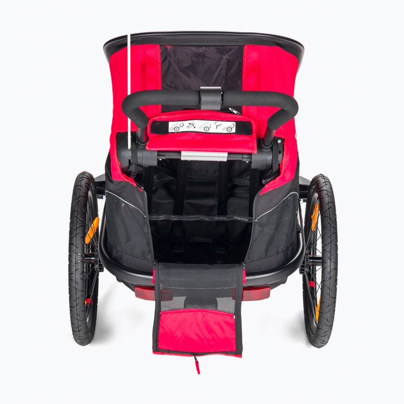Hamax Outback One príves na bicykel čierny/červený 465_HAM 4