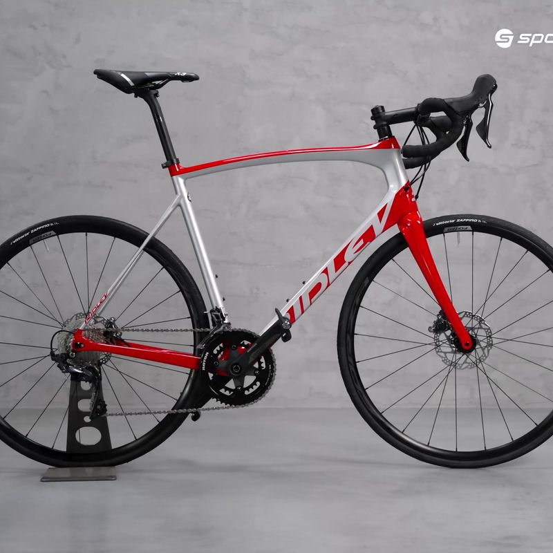 Ridley Fenix SL Disc Ultegra FSD08Cs strieborno-červený cestný bicykel SBIFSDRID545 15