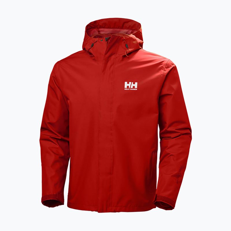 Helly Hansen Seven J pánska bunda do dažďa červená 62047_222 5