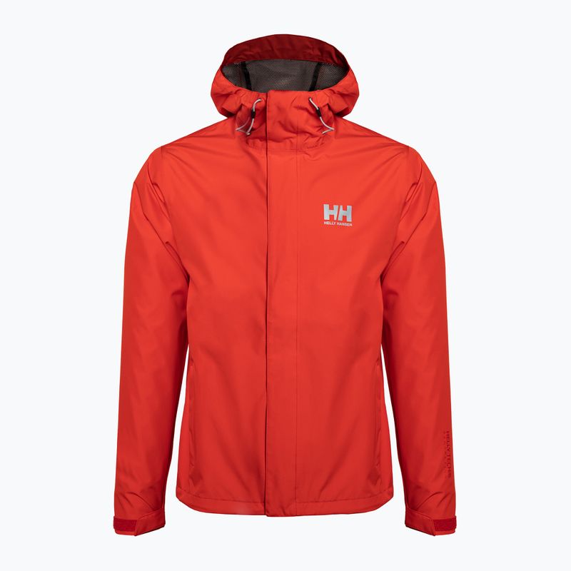 Helly Hansen Seven J pánska bunda do dažďa červená 62047_222