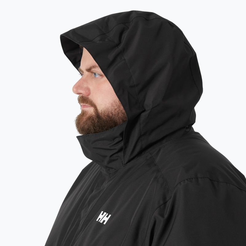 Pánska bunda do dažďa Helly Hansen Dubliner Insulated black 3