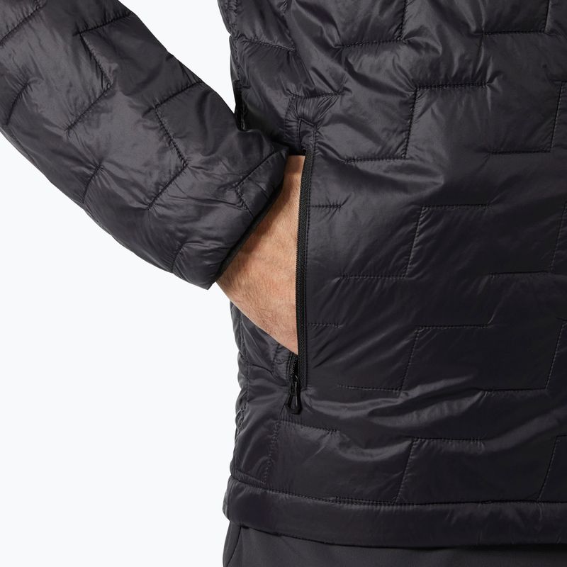 Pánska hybridná bunda Helly Hansen Lifaloft Hooded Insulator black matte 4