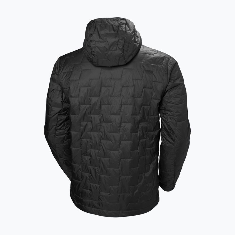 Pánska hybridná bunda Helly Hansen Lifaloft Hooded Insulator black matte 6