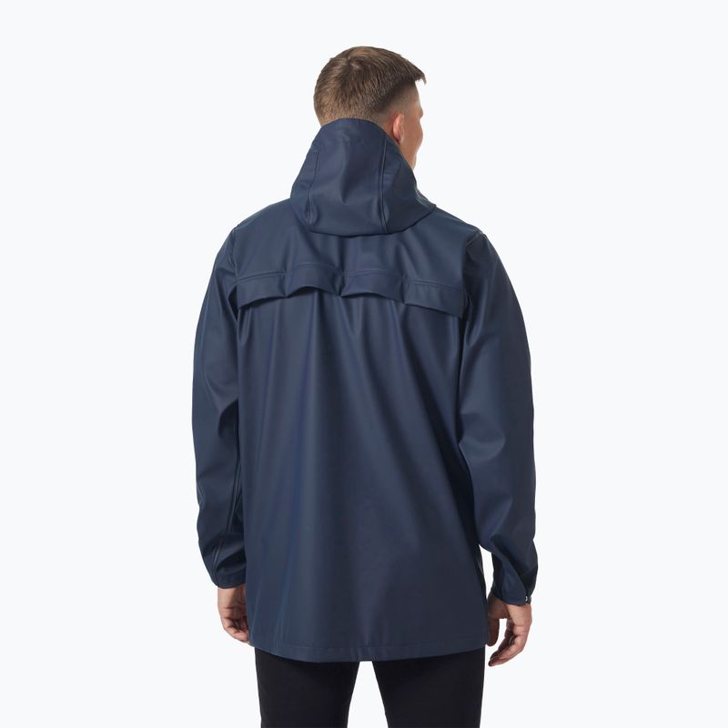 Pánsky kabát Helly Hansen Moss Rain Coat navy 2