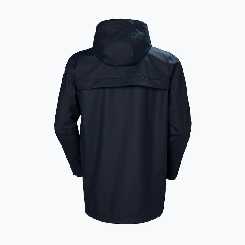 Pánsky kabát Helly Hansen Moss Rain Coat navy 7