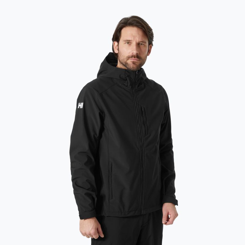 Helly Hansen pánska softshellová bunda s kapucňou Paramount čierna 62987_990