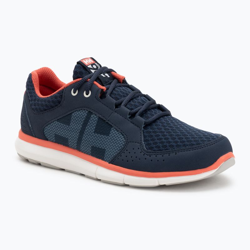 Dámske topánky Helly Hansen Ahiga V4 Hydropower navy/off white/cayenne
