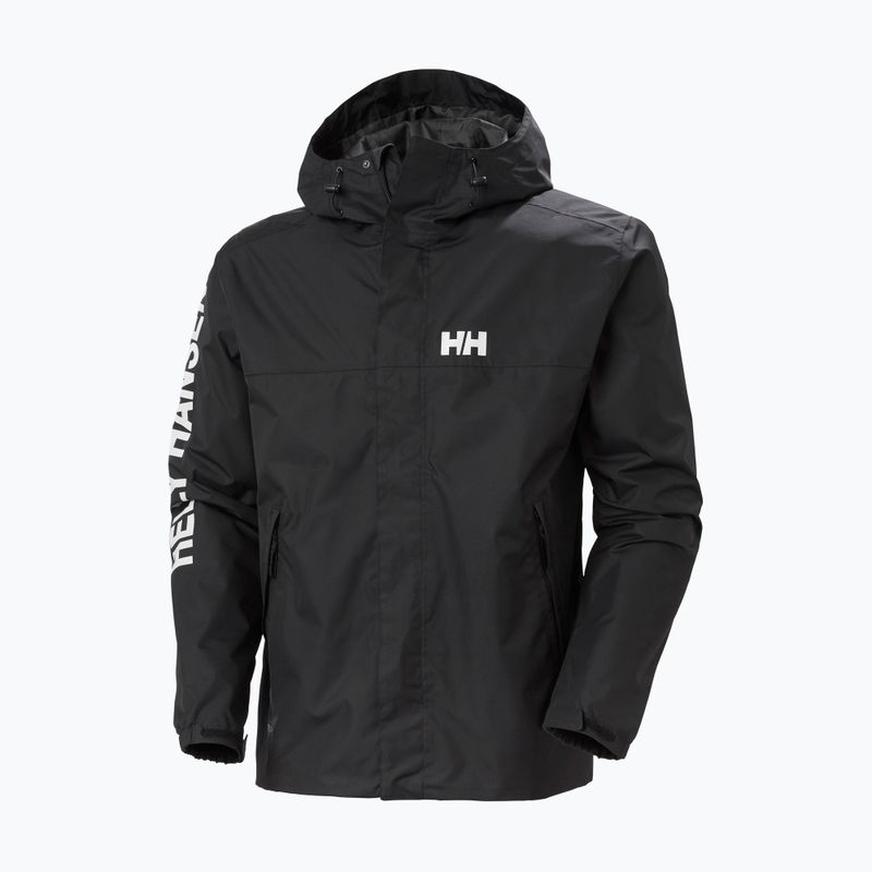 Pánska bunda do dažďa Helly Hansen Ervik black 8