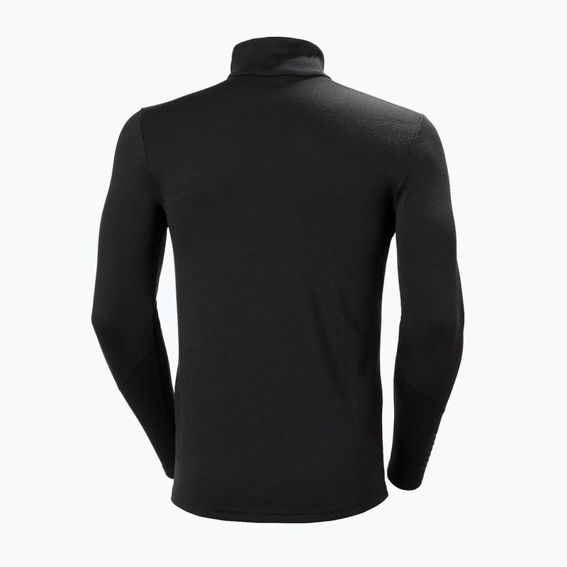 Pánska termo mikina Helly Hansen Lifa Merino Midweight 1/2 Zip black 2