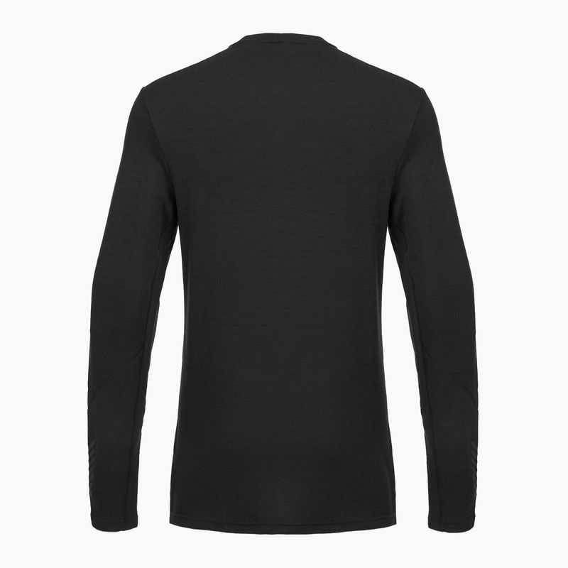 Pánska termoakčná mikina Helly Hansen Lifa Merino Midweight Crew black 2