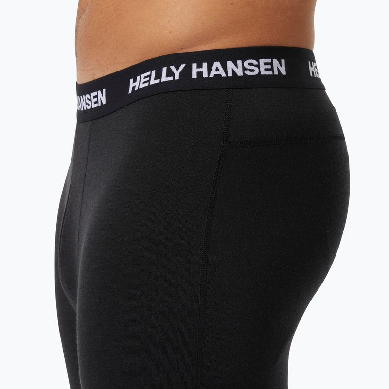 Pánske termonohavice Helly Hansen Lifa Merino Midweight 3/4 black 3