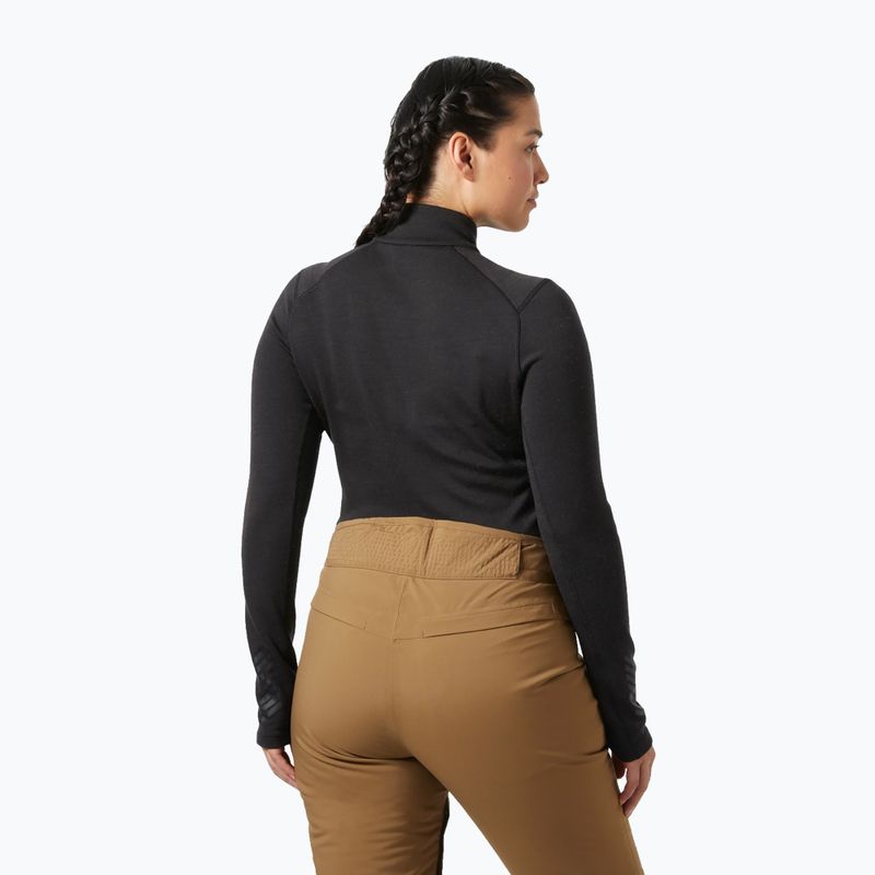 Dámska termo bielizeň Helly Hansen Lifa Merino Midweight 1/2 Zip black 2