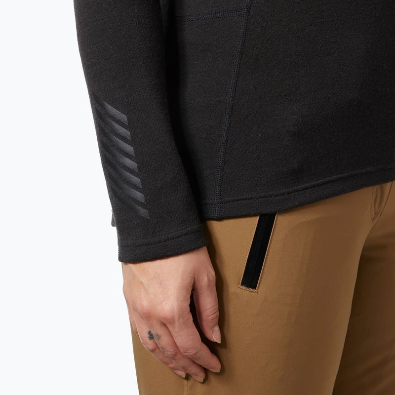 Dámska termo bielizeň Helly Hansen Lifa Merino Midweight 1/2 Zip black 4